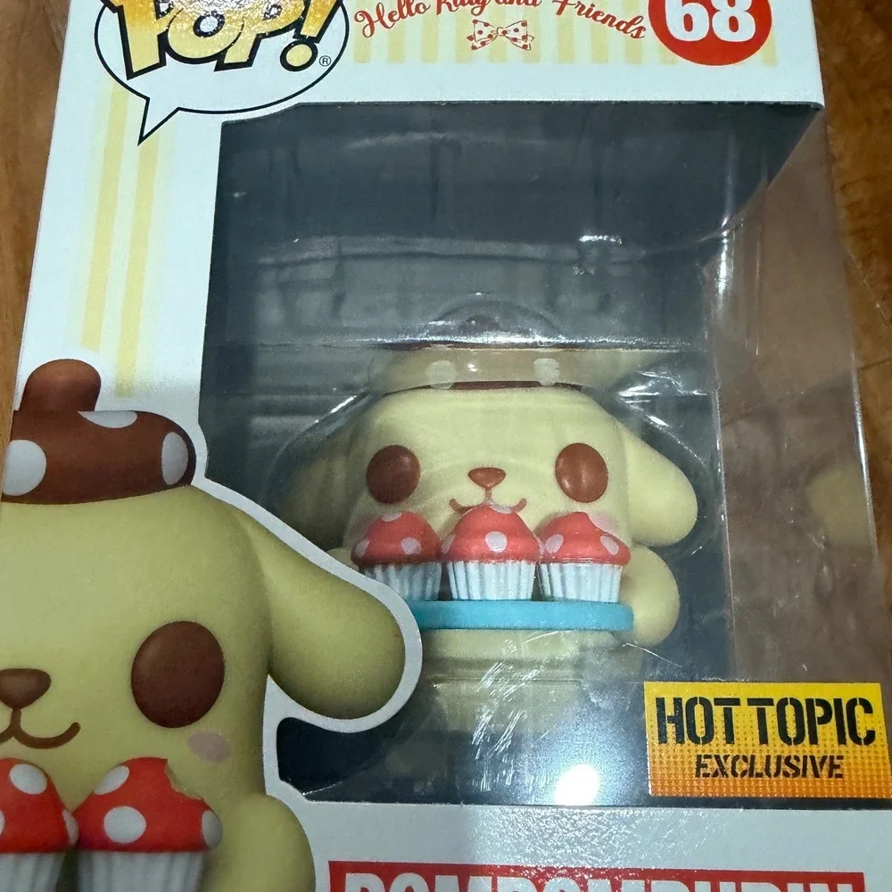Funko Pop Hello Kitty and Friends Pompompurin 68 HotTopic Exclusive Vinyl Figure